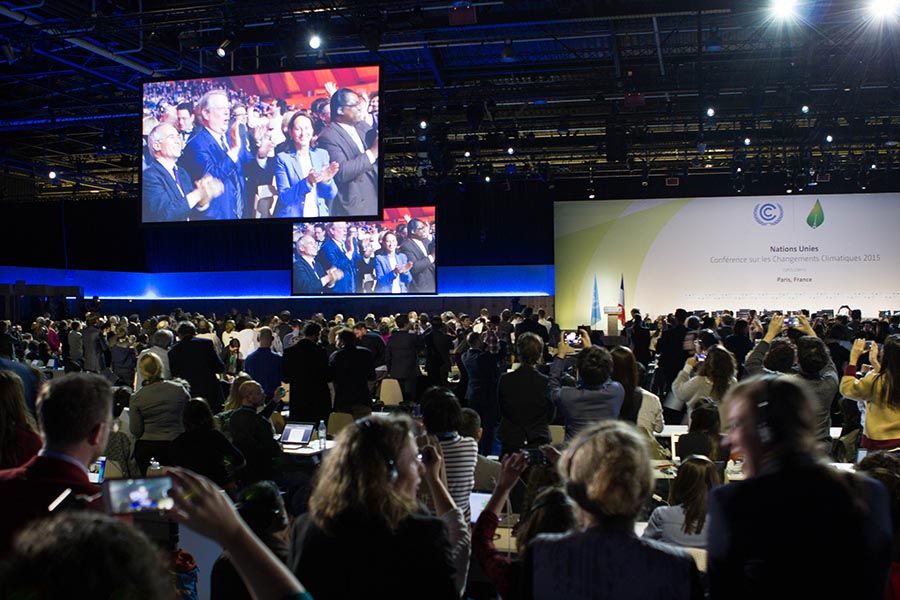 UNFCCC COP21 Paris Plenary with Al Gore